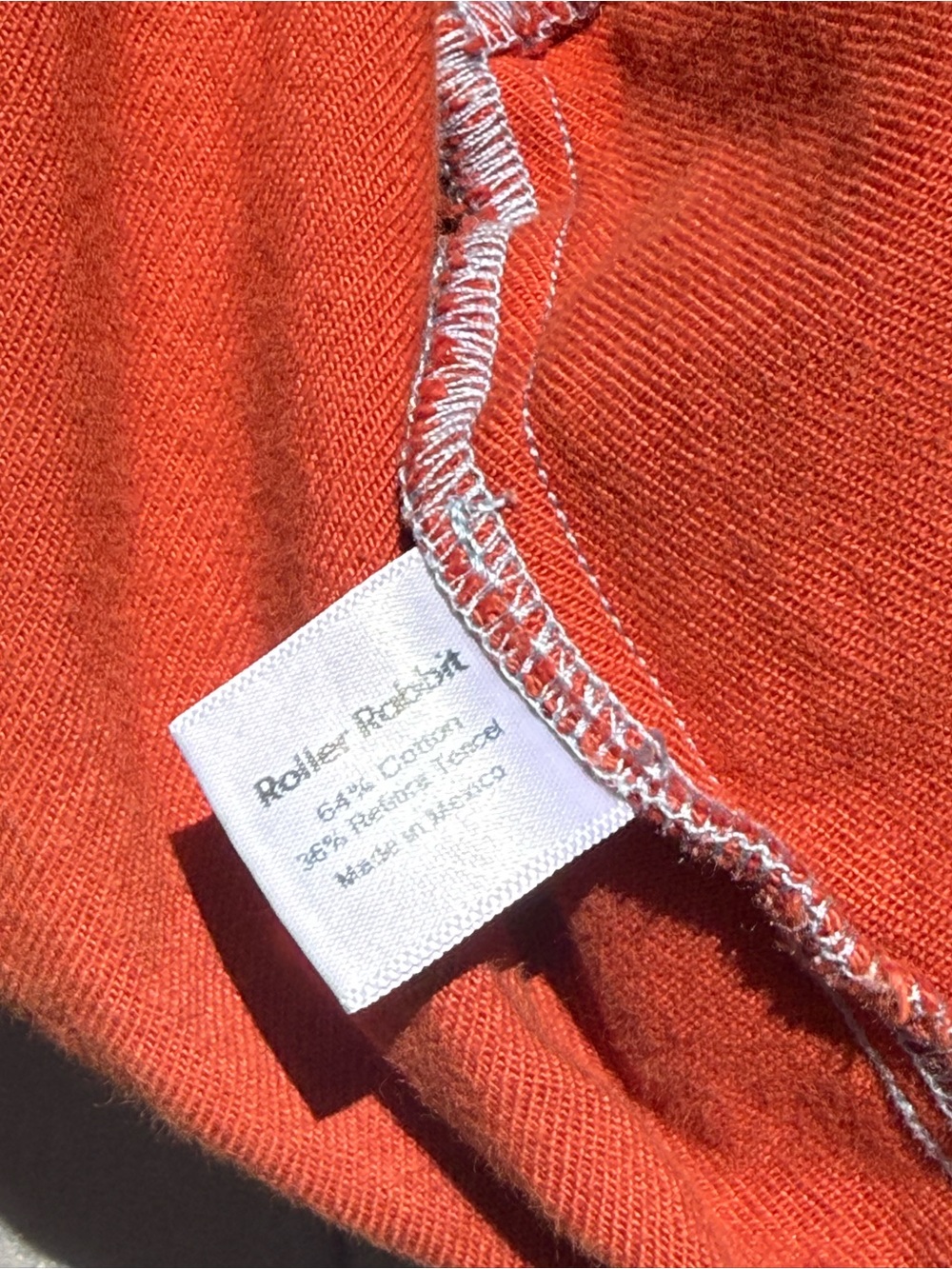 Roller Rabbit Rust Orange Utility Jacket XL - Picture 6 of 7